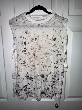 Pilcro Roll Sleeve Tank